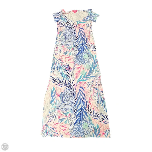 Dress Designer By Lilly Pulitzer In Blue & Pink, Size: S