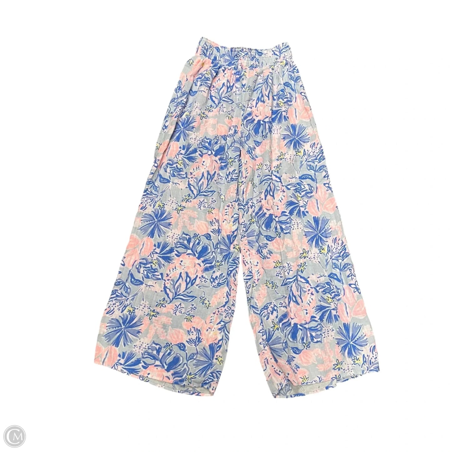 Pants Designer By Lilly Pulitzer In Blue & Pink, Size: S