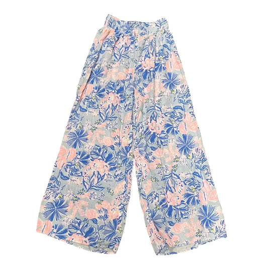 Pants Designer By Lilly Pulitzer In Blue & Pink, Size: S
