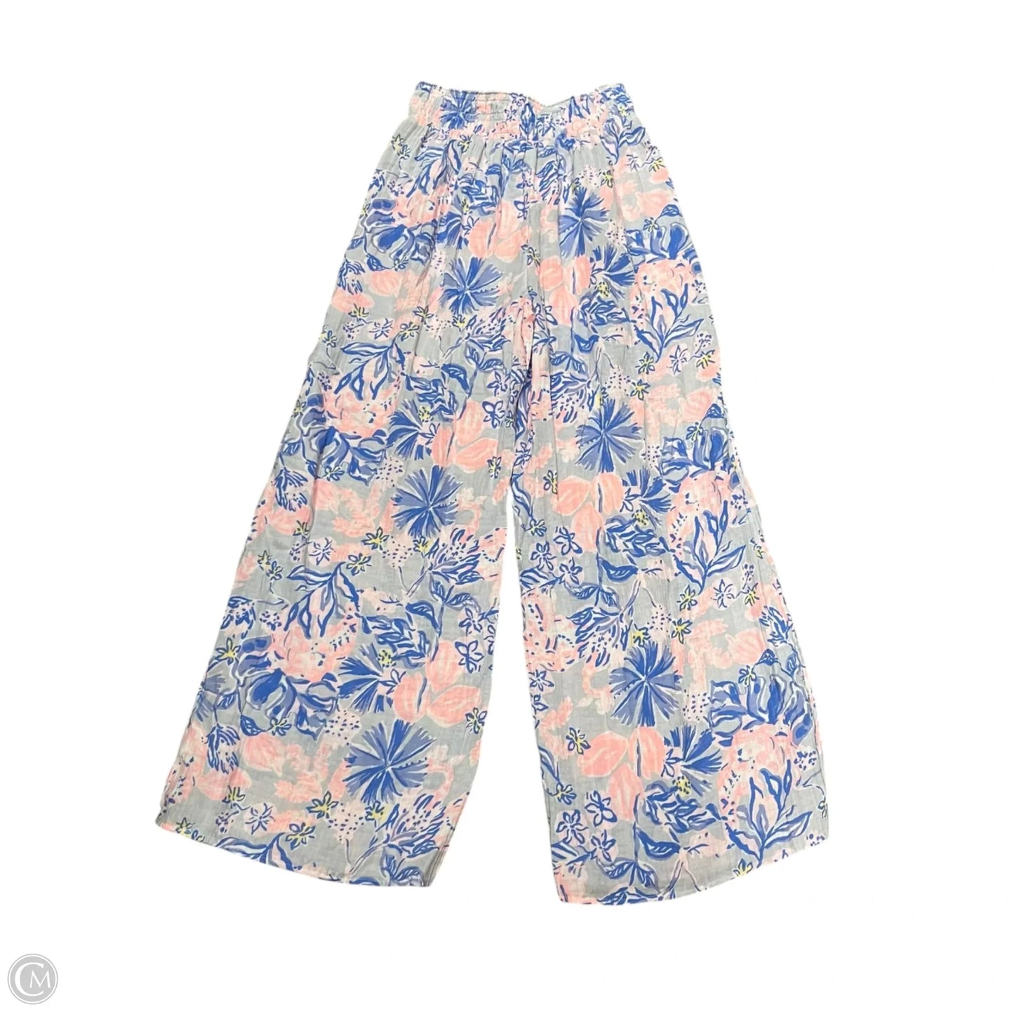 Pants Designer By Lilly Pulitzer In Blue & Pink, Size: S