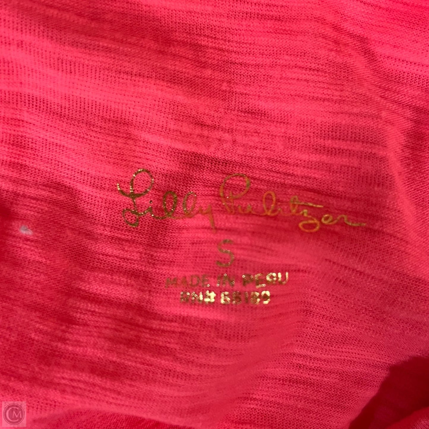 Top Sleeveless Designer By Lilly Pulitzer In Pink, Size: S