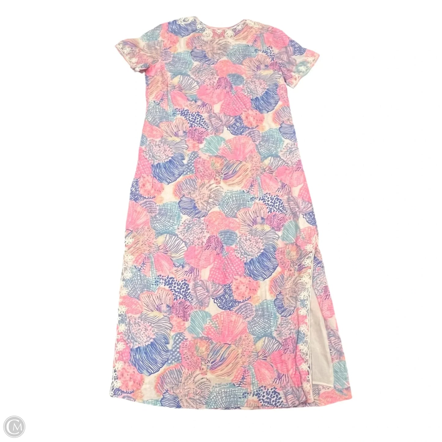 Dress Designer By Lilly Pulitzer In Blue & Pink, Size: Xl