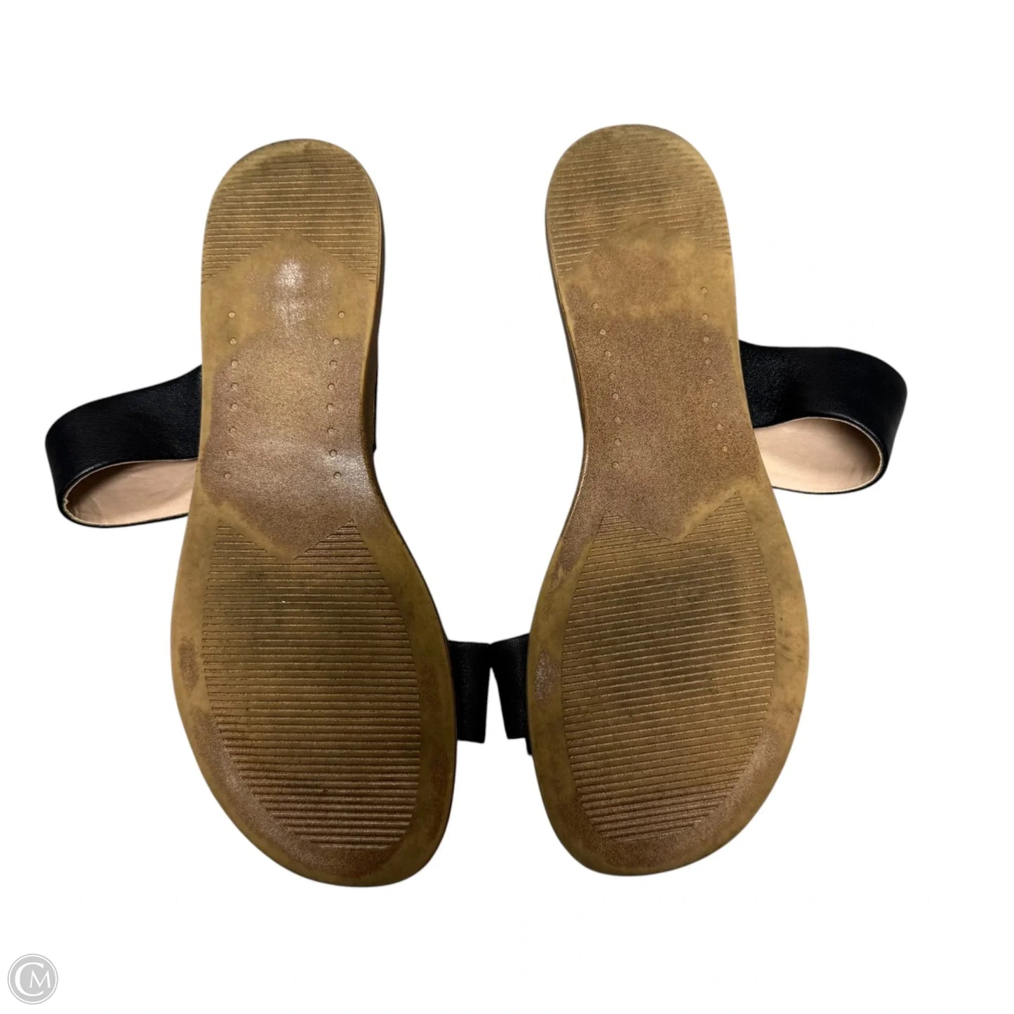 Sandals Flats By Steve Madden In Black, Size: 9.5