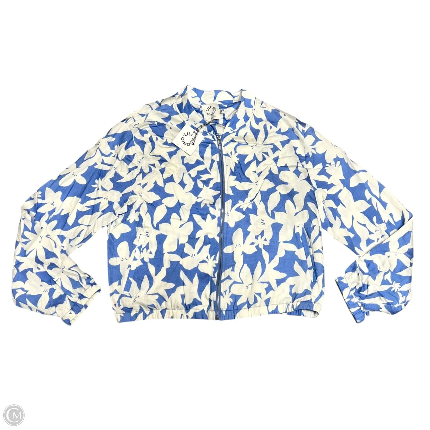 Jacket Other By Lili Sidonio In Blue & White, Size: L