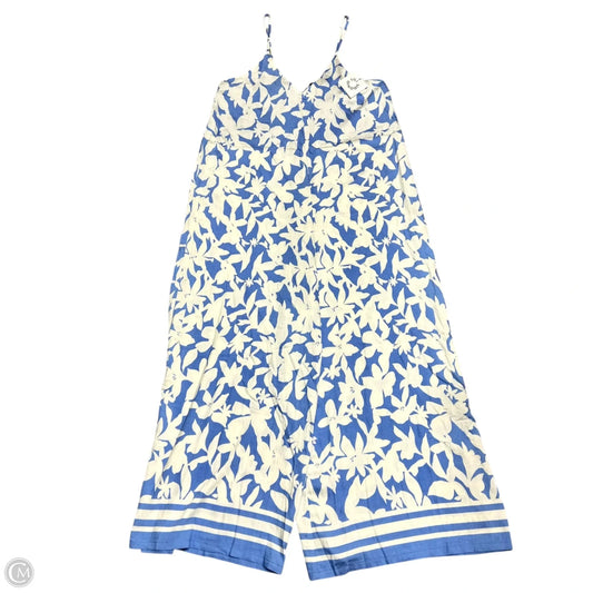 Jumpsuit By Lili Sidonio In Blue & White, Size: L