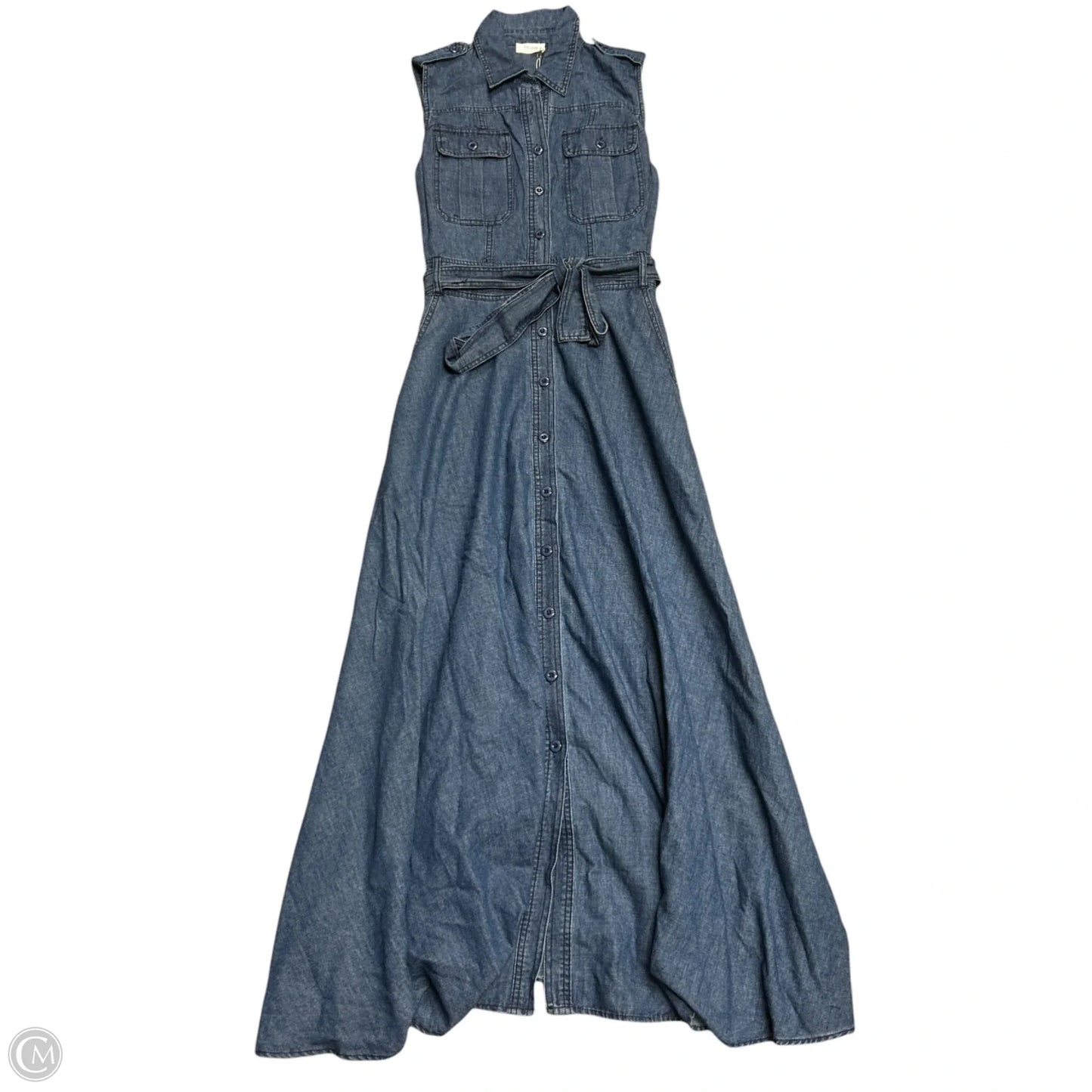 Dress Casual Maxi By Bluivy In Blue Denim, Size: M