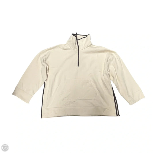 Sweatshirt Crewneck By Polo Ralph Lauren In Brown & Cream, Size: Xs/s