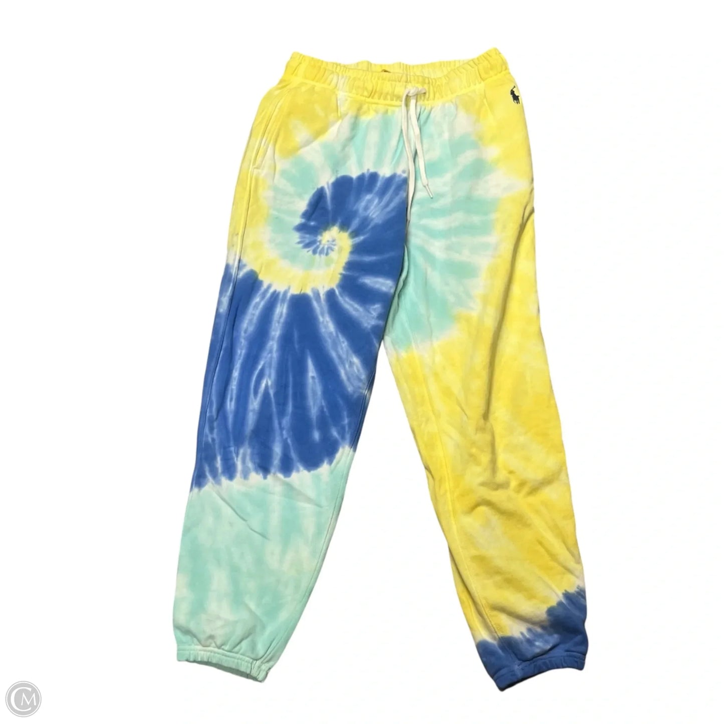 Pants Lounge By Polo Ralph Lauren In Blue & Yellow, Size: S