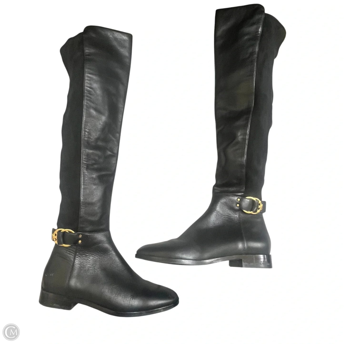 Boots Designer By Tory Burch In Black, Size: 7.5