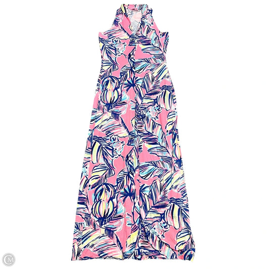 Dress Designer By Lilly Pulitzer In Blue & Pink, Size: S