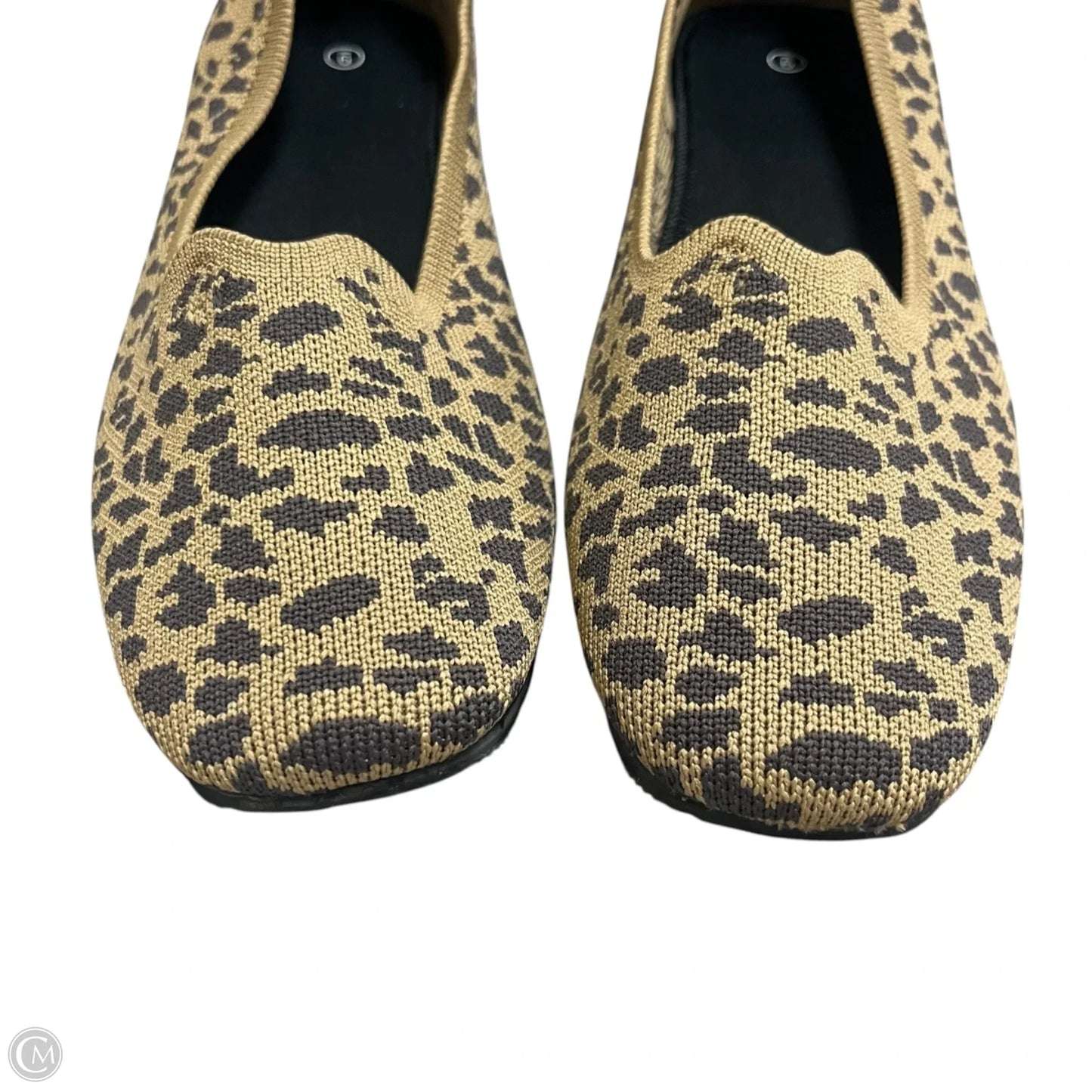 Shoes Flats In Leopard Print, Size: 9