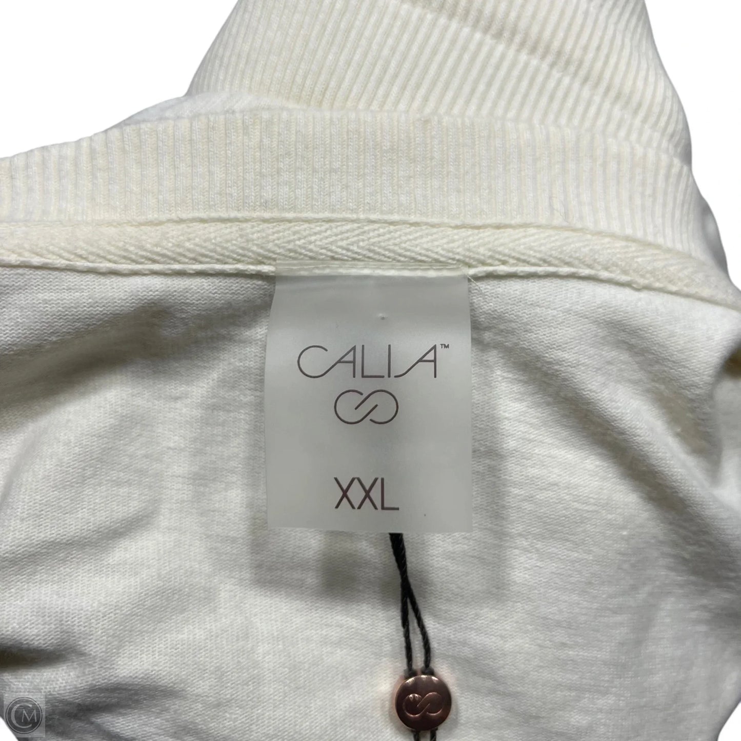 Athletic Dress By Calia In Cream, Size: Xxl