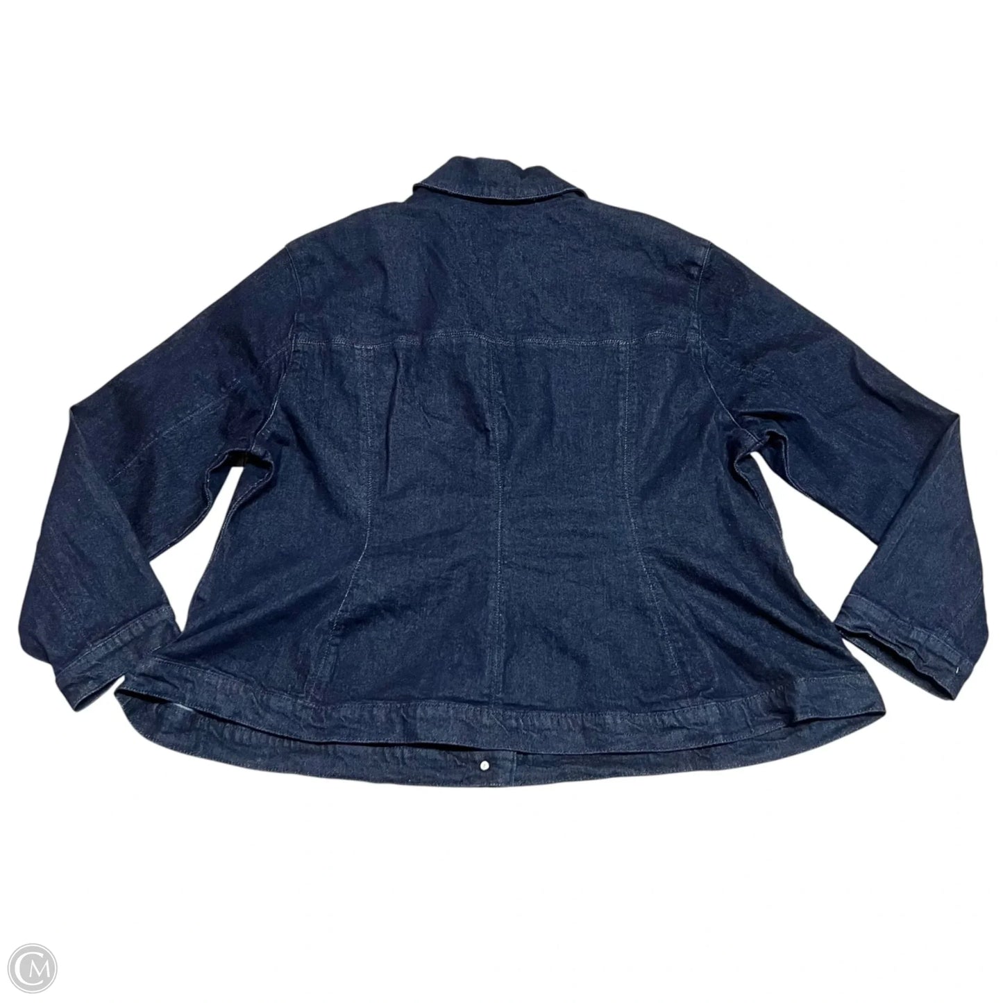 Jacket Denim By Eloquii In Blue Denim, Size: 2x