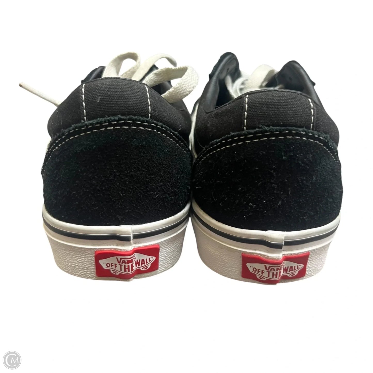 Shoes Sneakers By Vans In Black & White, Size: 8