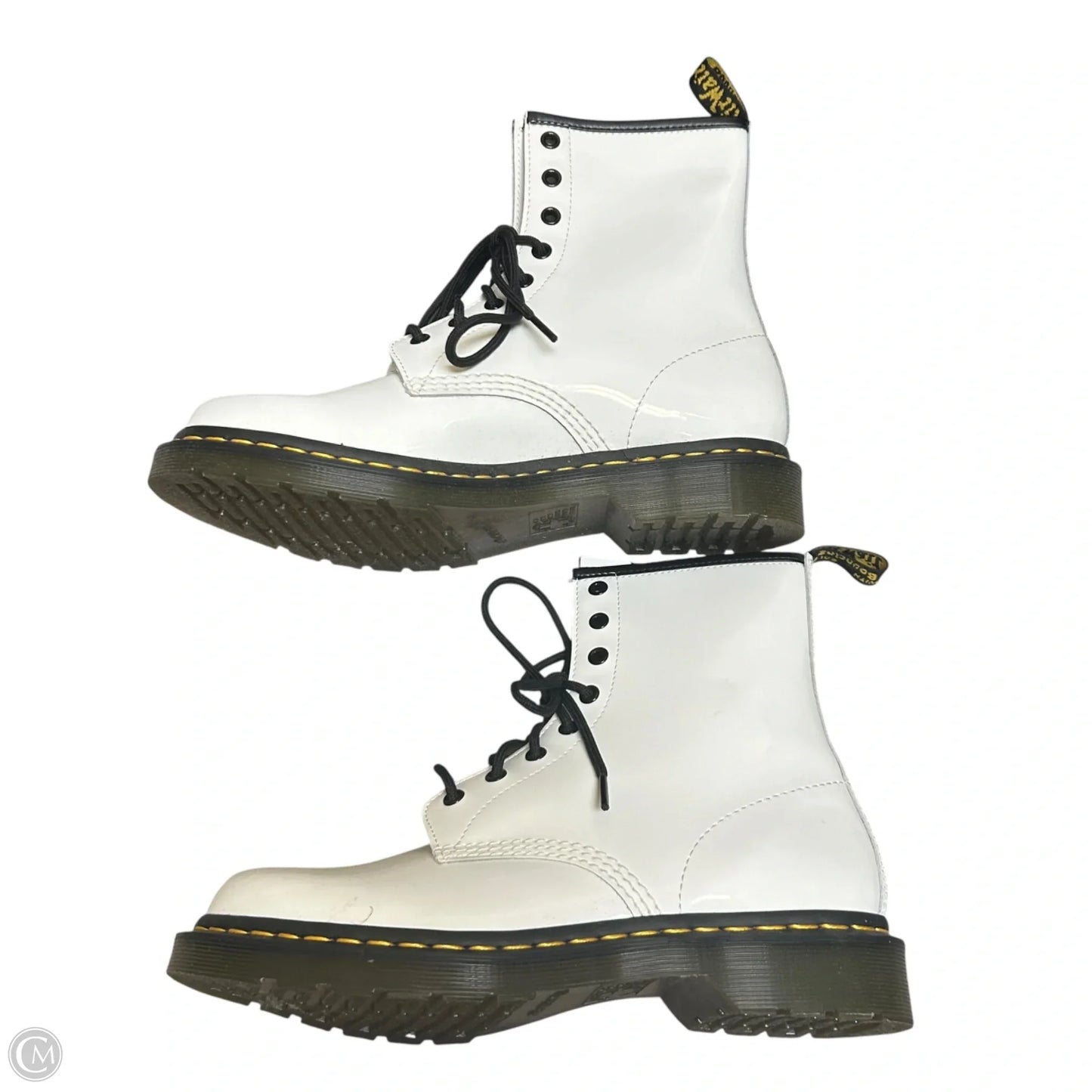 Boots Combat By Dr Martens In White, Size: 11