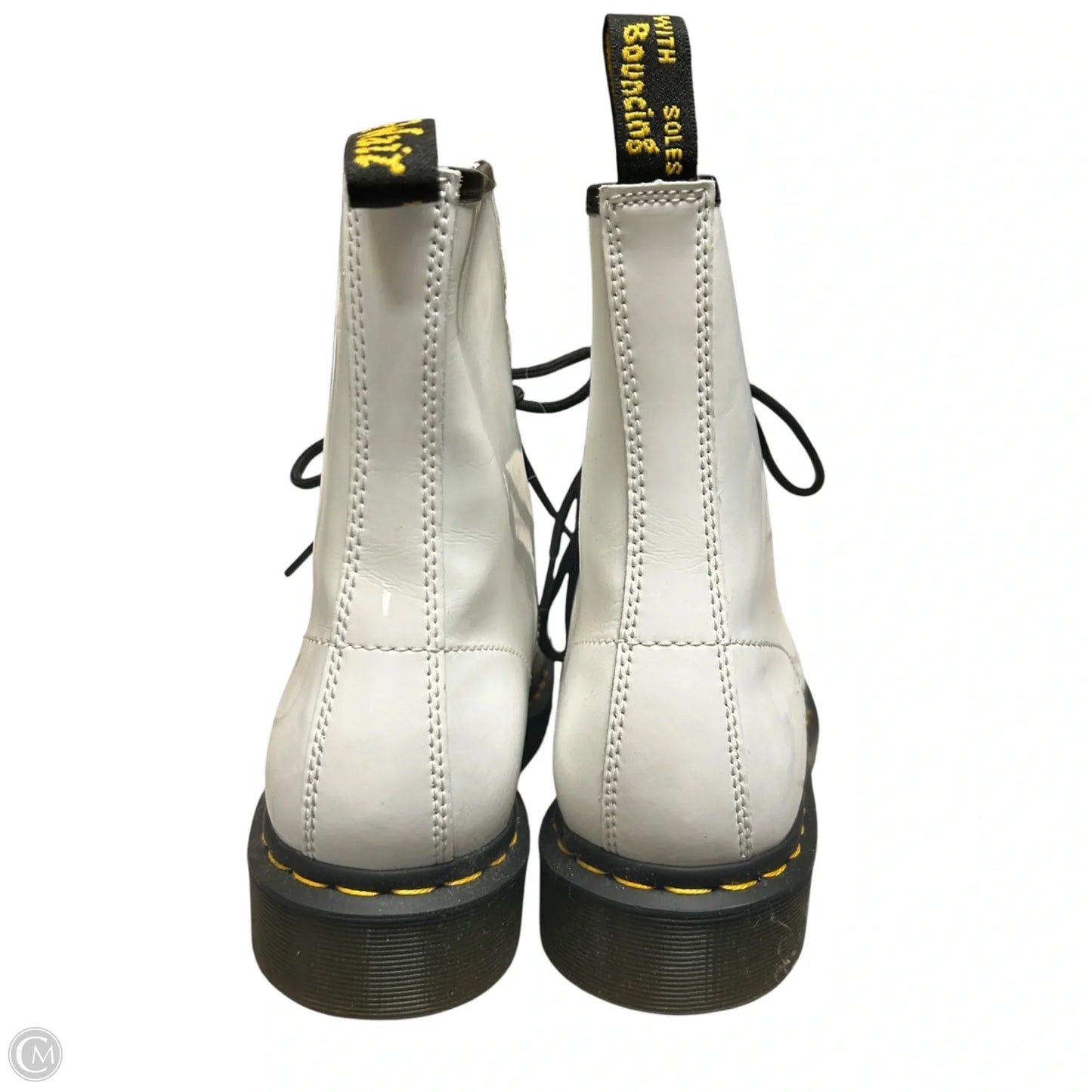 Boots Combat By Dr Martens In White, Size: 11