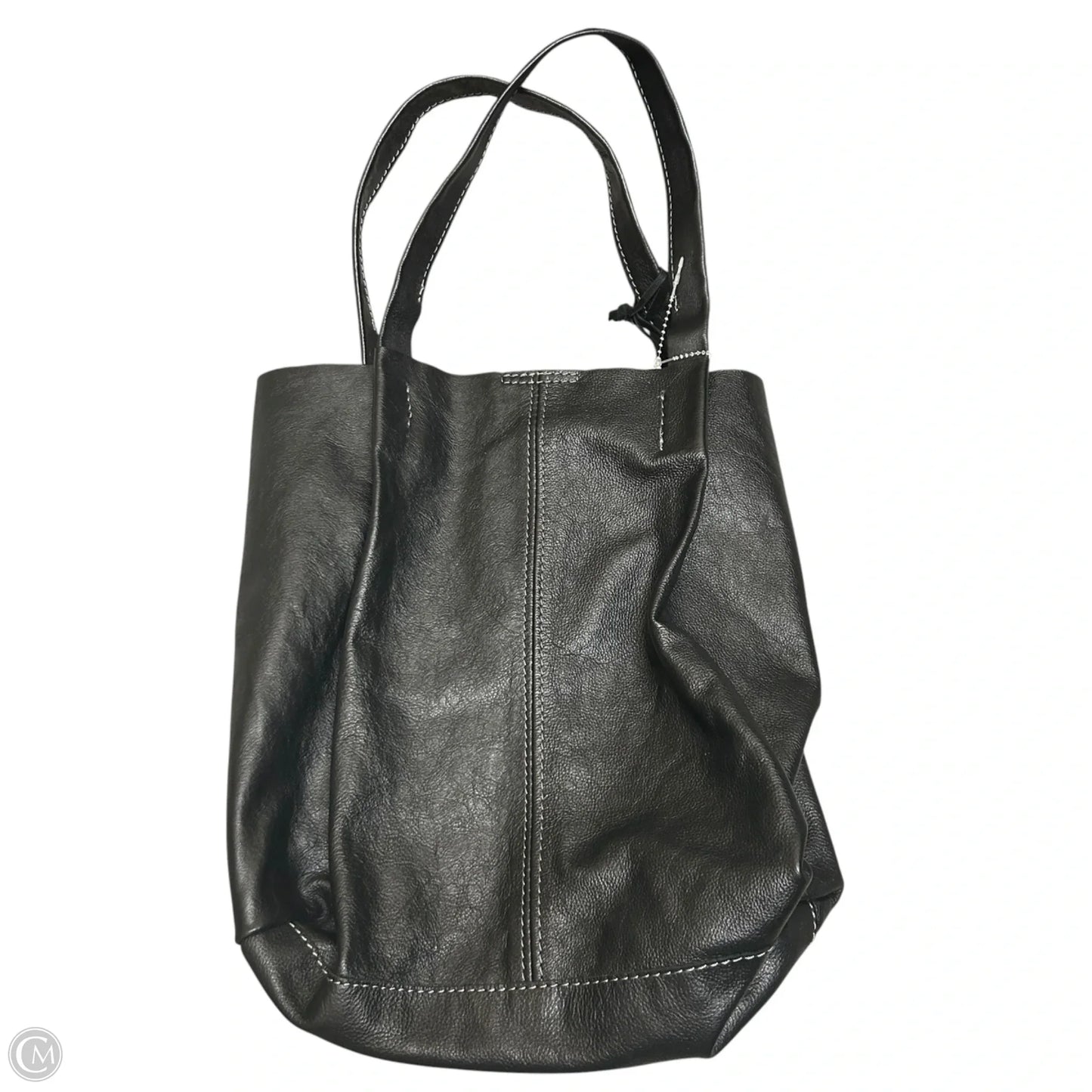 Handbag Leather By Alberta Di Canio, Size: Medium