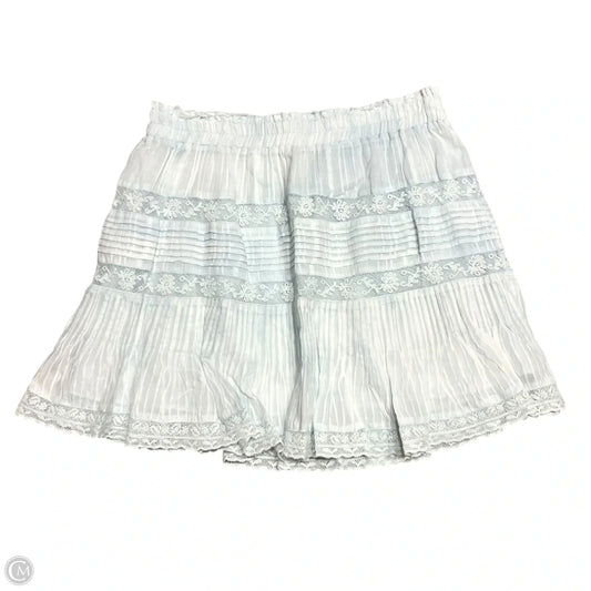 Skirt Mini & Short By Loveshackfancy In Blue, Size: M