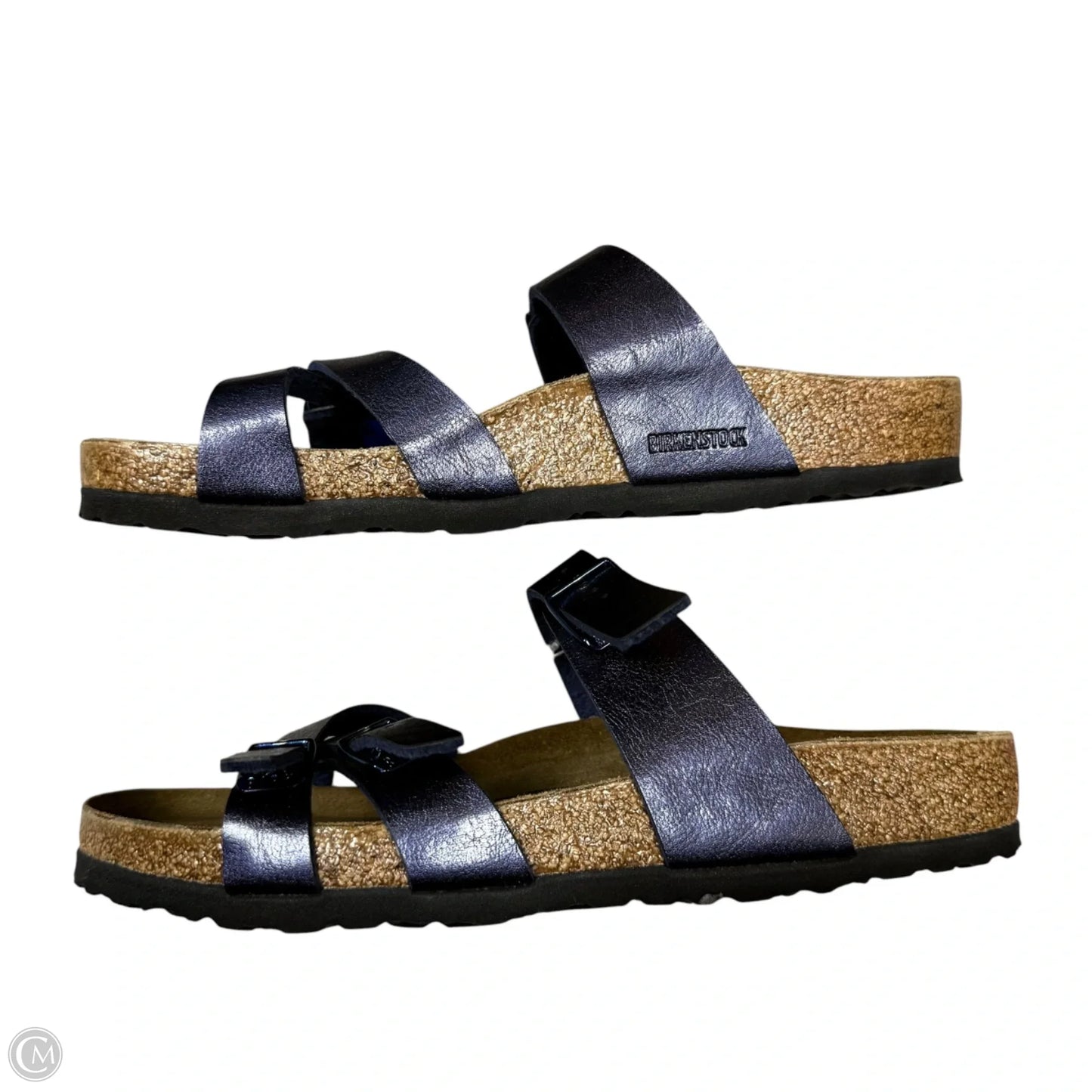 Sandals Flats By Birkenstock In Blue, Size: 10.5