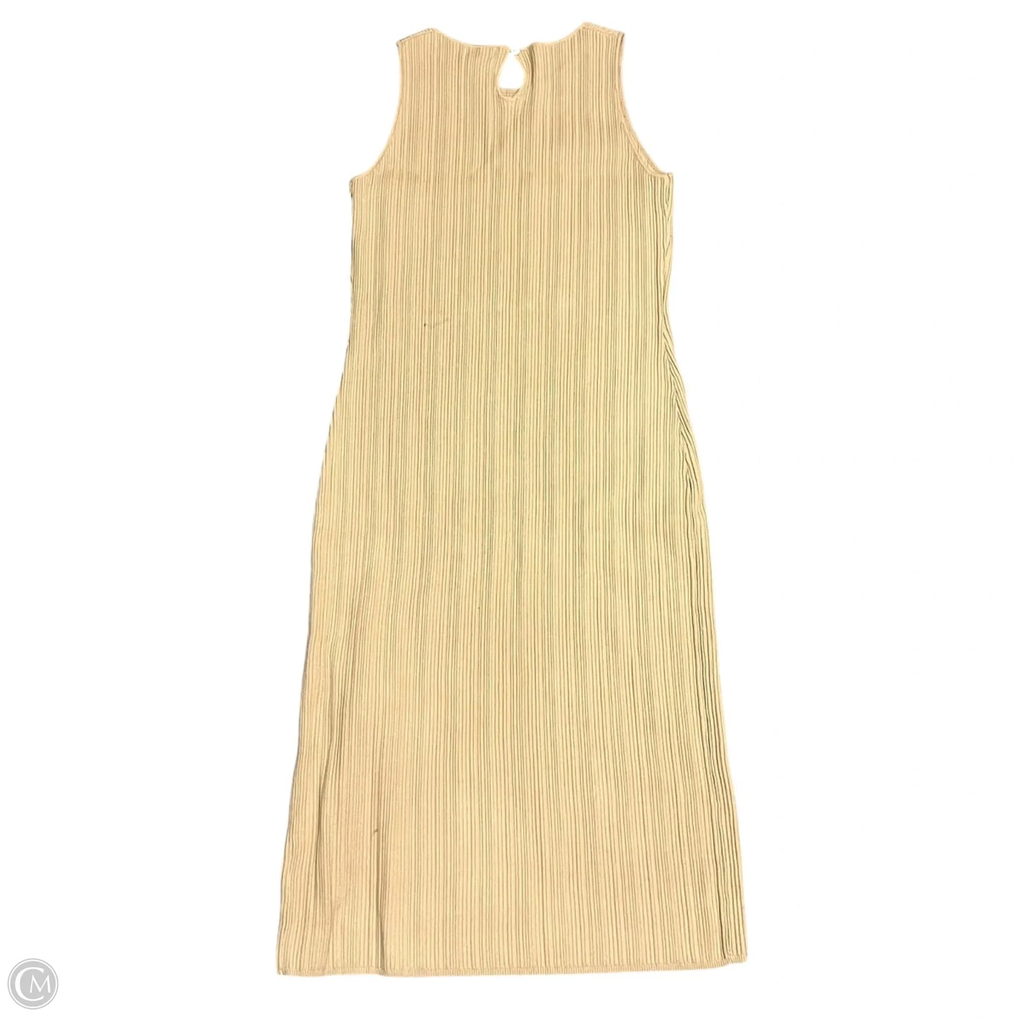 Dress Sweater By Nicole Miller In Tan, Size: M