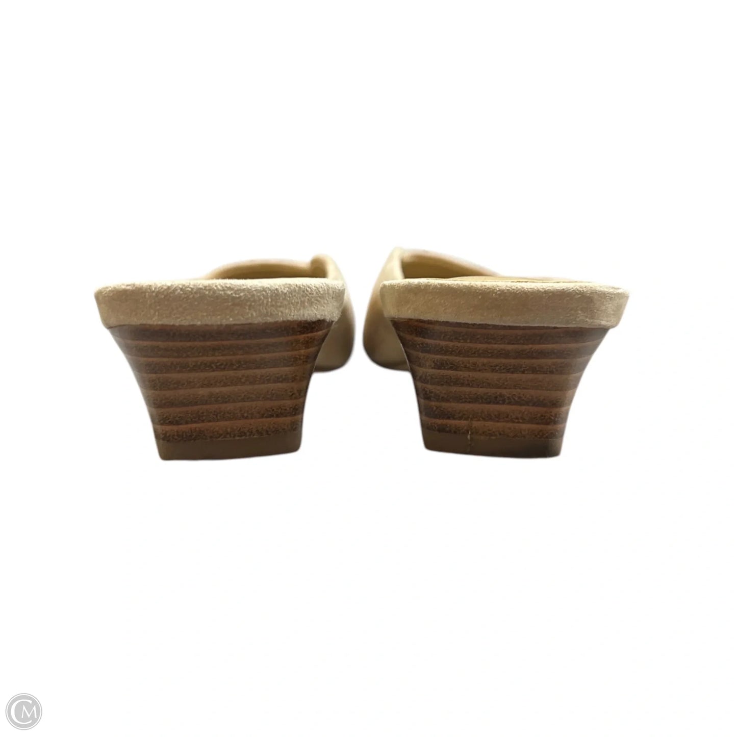Shoes Heels Block By Ann Taylor In Tan, Size: 9