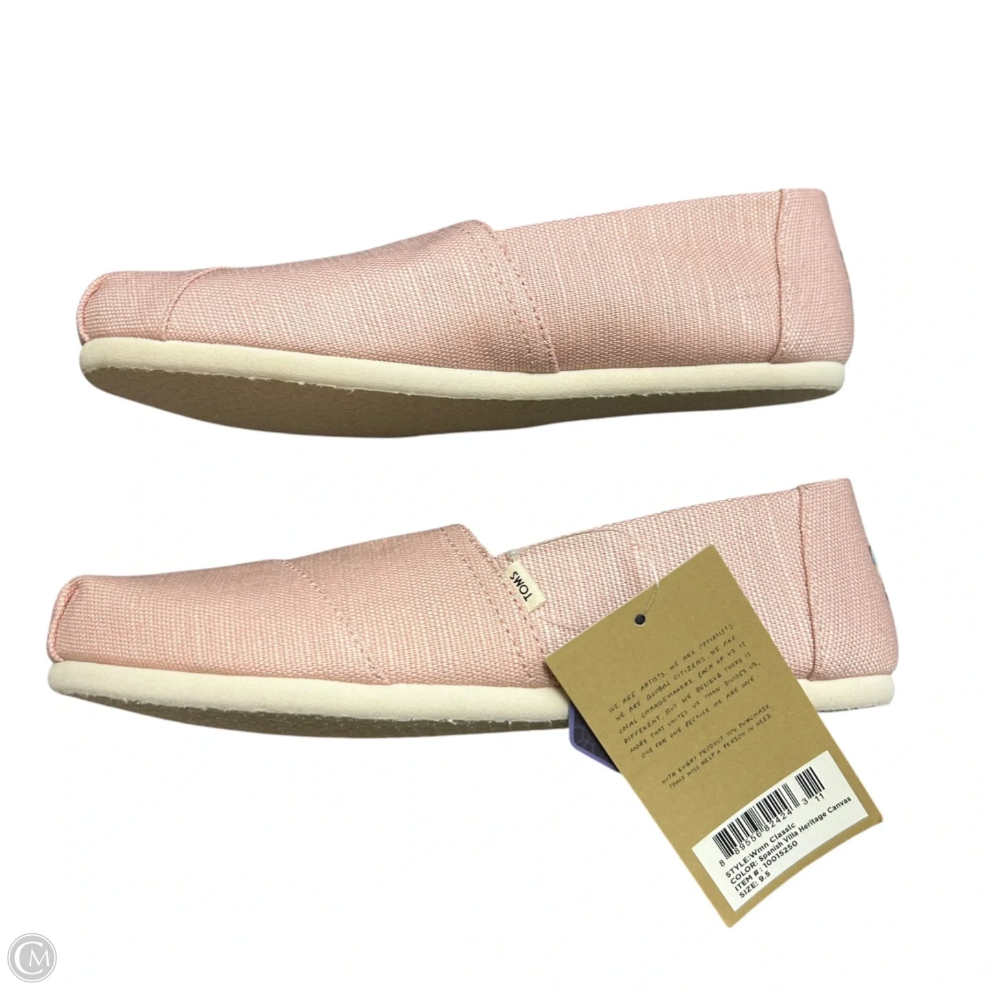 Shoes Flats By Toms In Pink, Size: 9.5