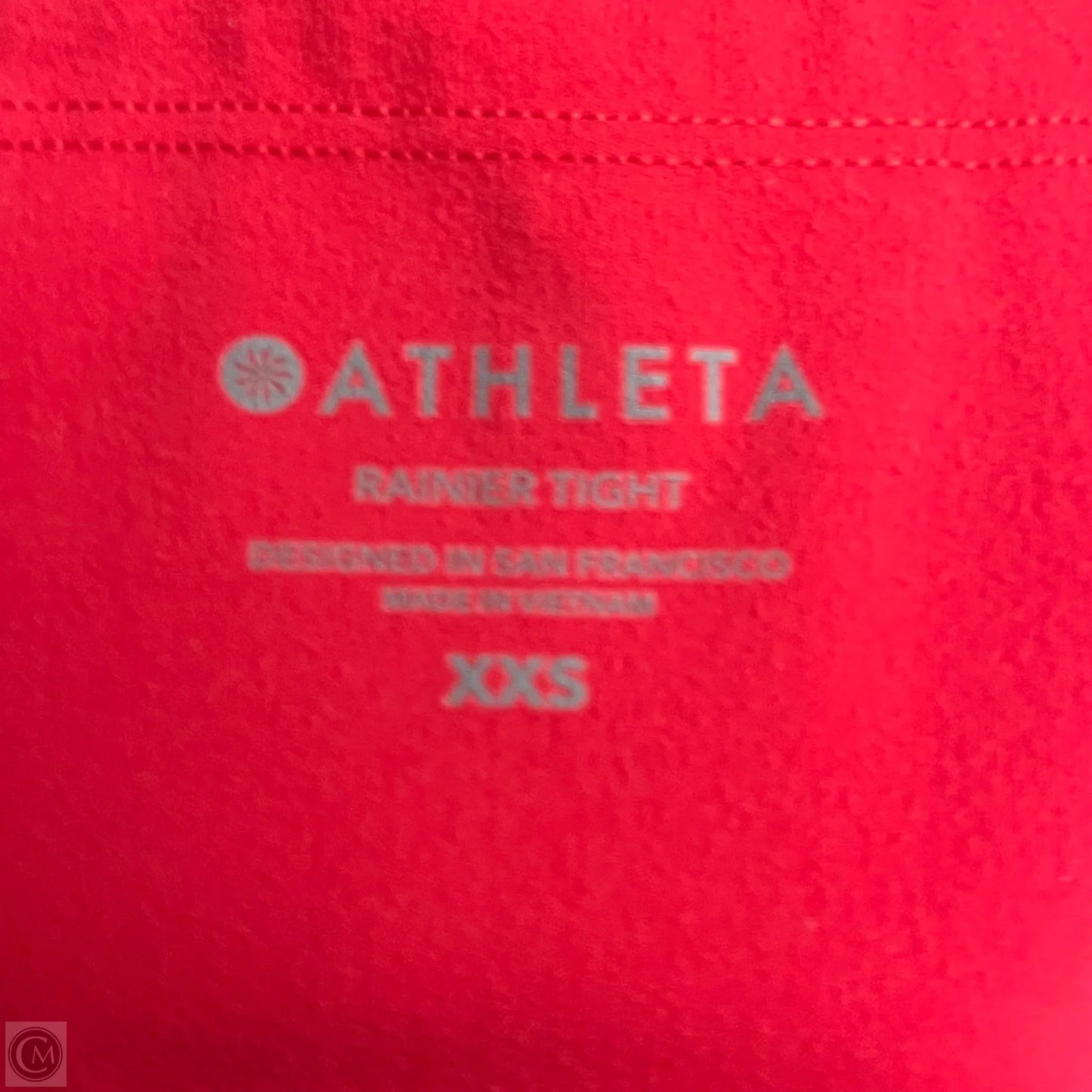 Athletic Leggings By Athleta In Red, Size: Xxs