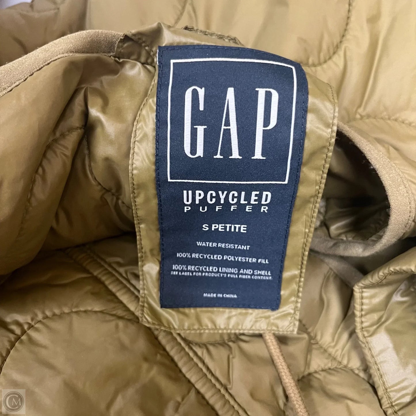 Coat Puffer & Quilted By Gap In Green, Size: S