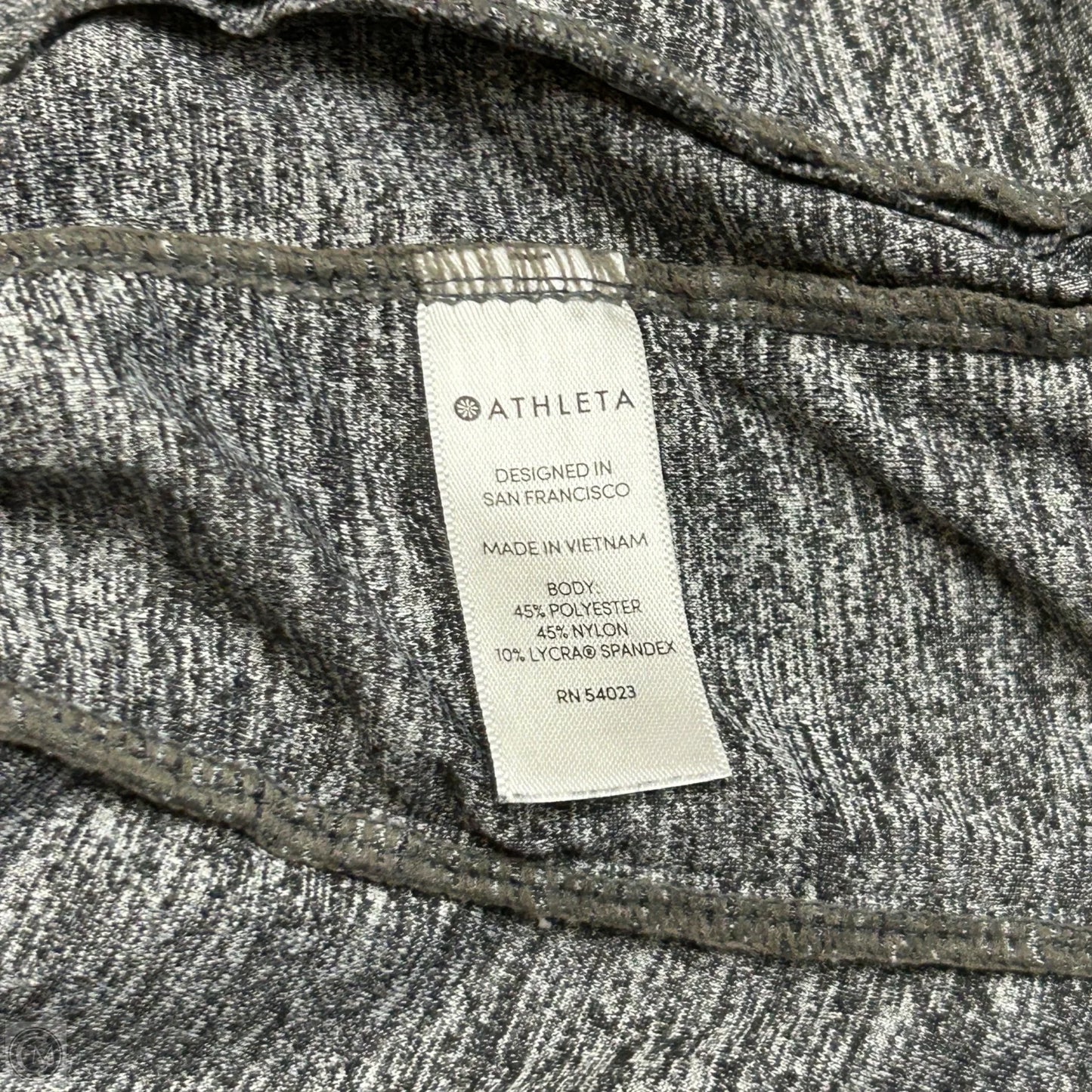 Athletic Sweatshirt Hoodie By Athleta In Black & Grey, Size: Xxs