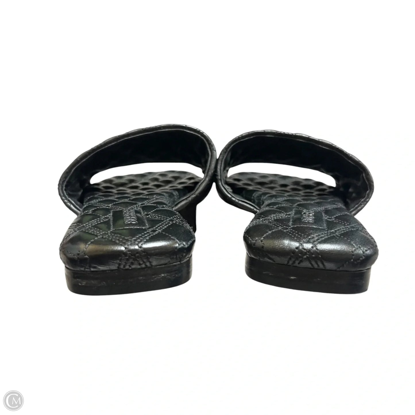 Sandals Luxury Designer By Burberry In Black, Size: 7.5