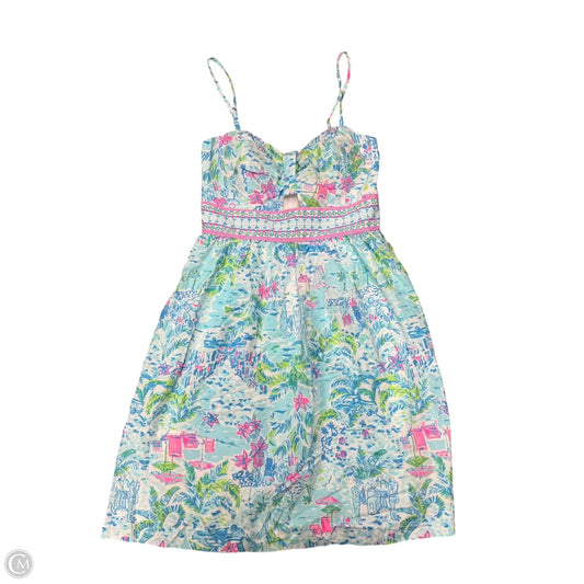 Dress Designer By Lilly Pulitzer In Blue & Pink, Size: Xs