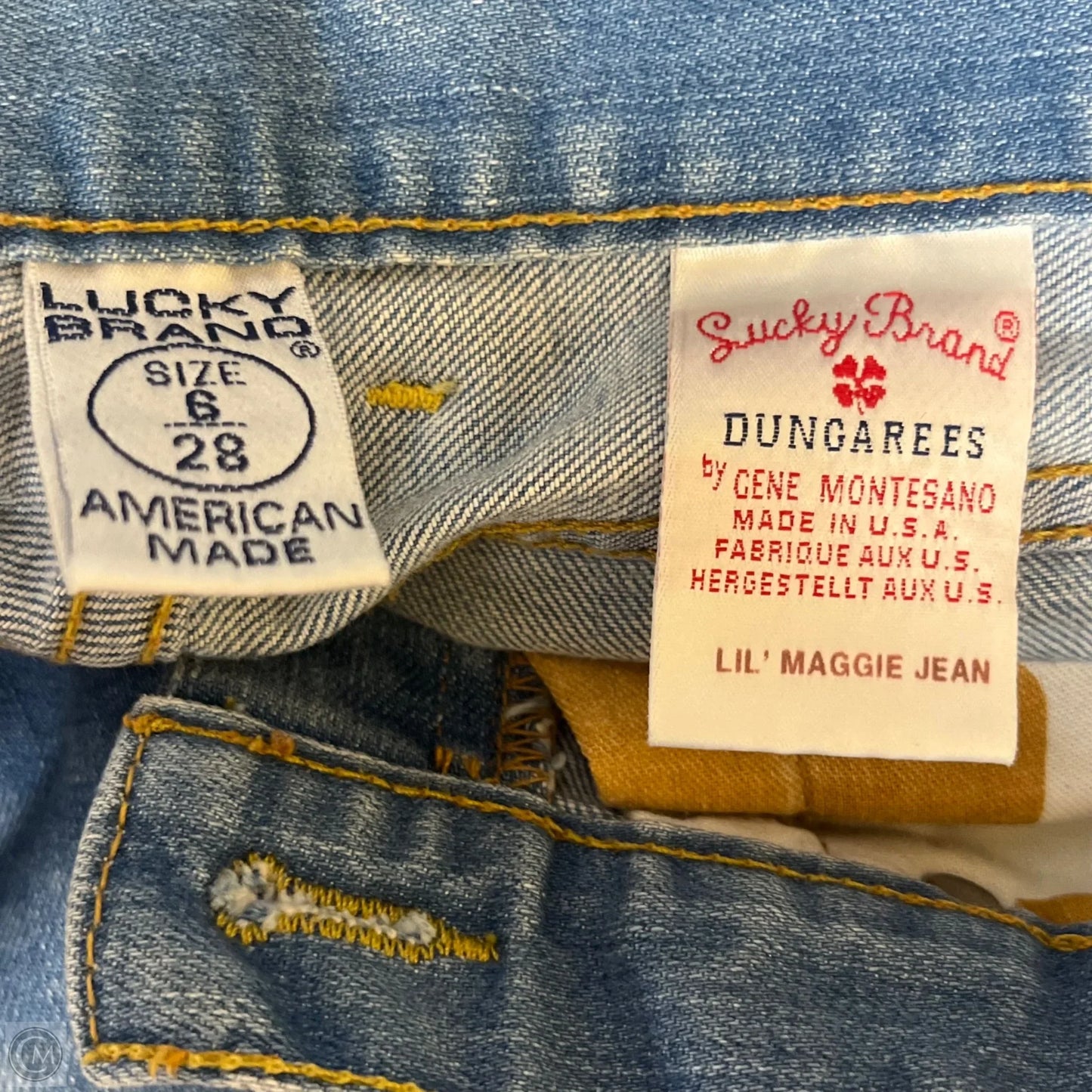 Jeans Flared By Lucky Brand In Blue Denim, Size: 6