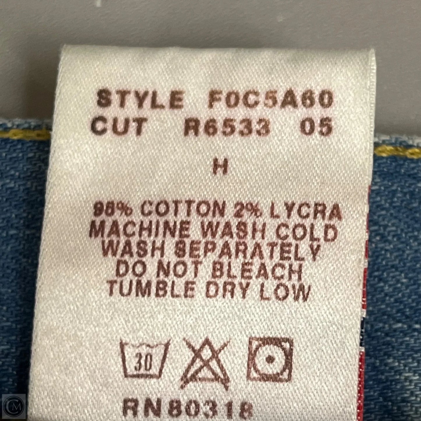 Jeans Flared By Lucky Brand In Blue Denim, Size: 6