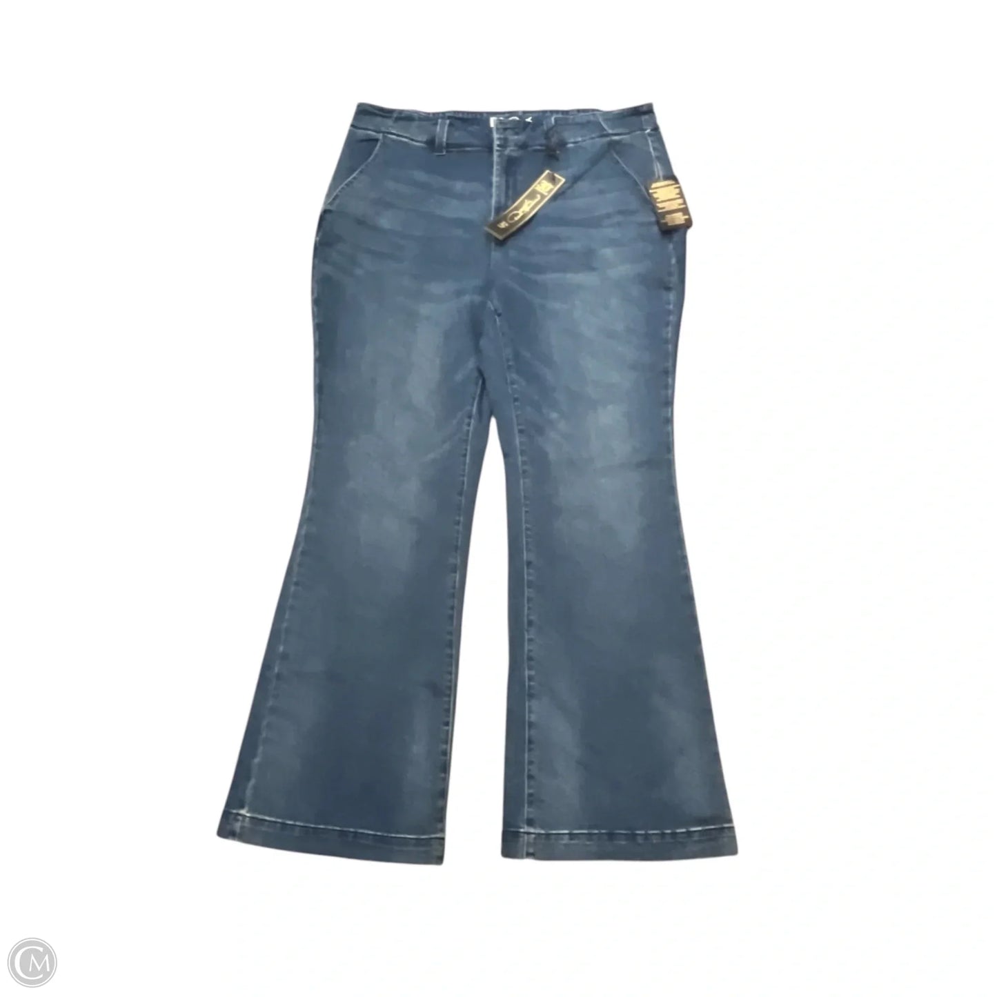 Jeans Boot Cut By Dg2 In Blue Denim, Size: 18