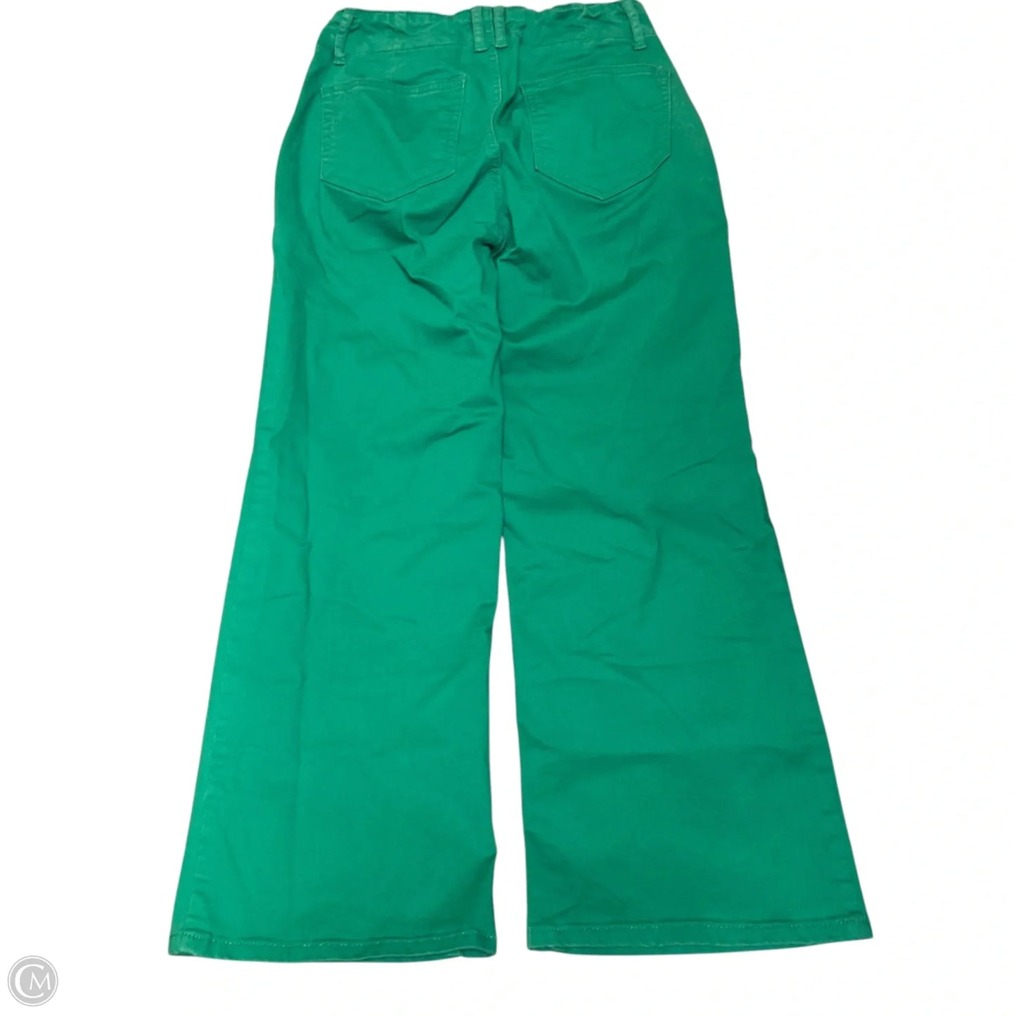 Jeans Wide Leg By Draper James In Green Denim, Size: 4