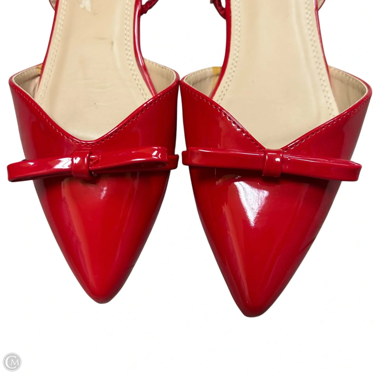 Shoes Flats By Top Moda In Red, Size: 8.5