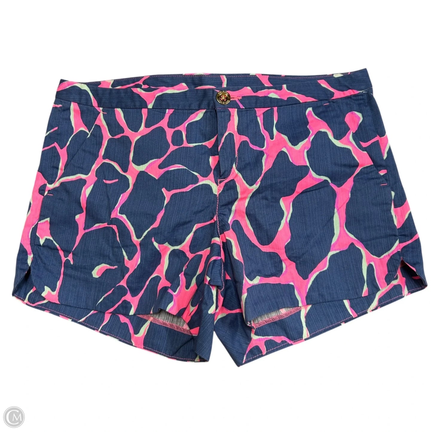 Shorts Designer By Lilly Pulitzer In Blue & Pink, Size: 4