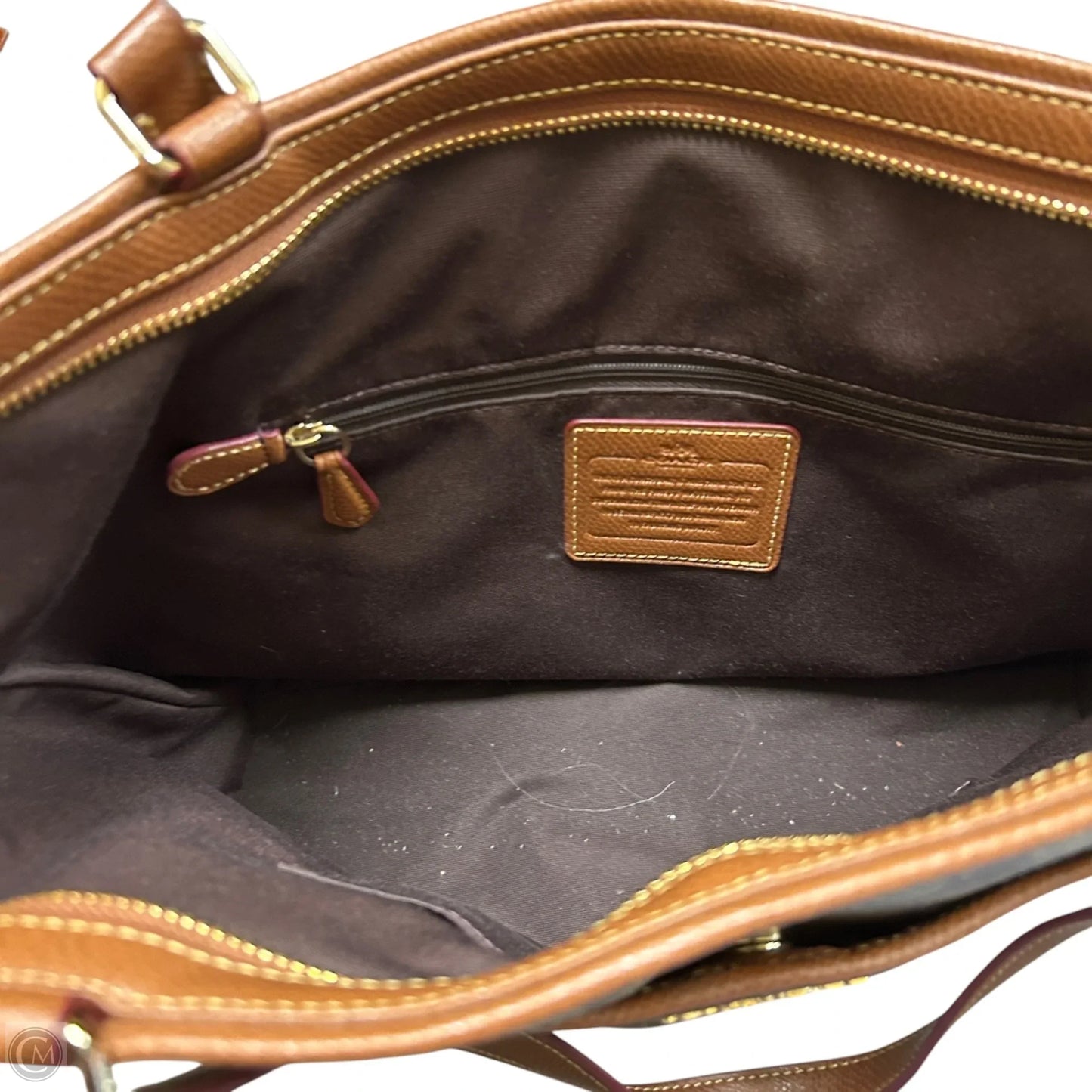 Tote Designer By Coach, Size: Large