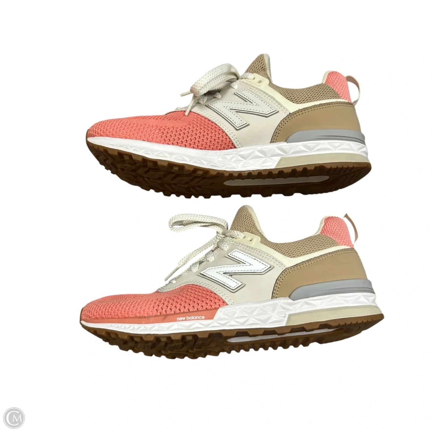 Shoes Athletic By New Balance In Cream & Pink, Size: 5.5