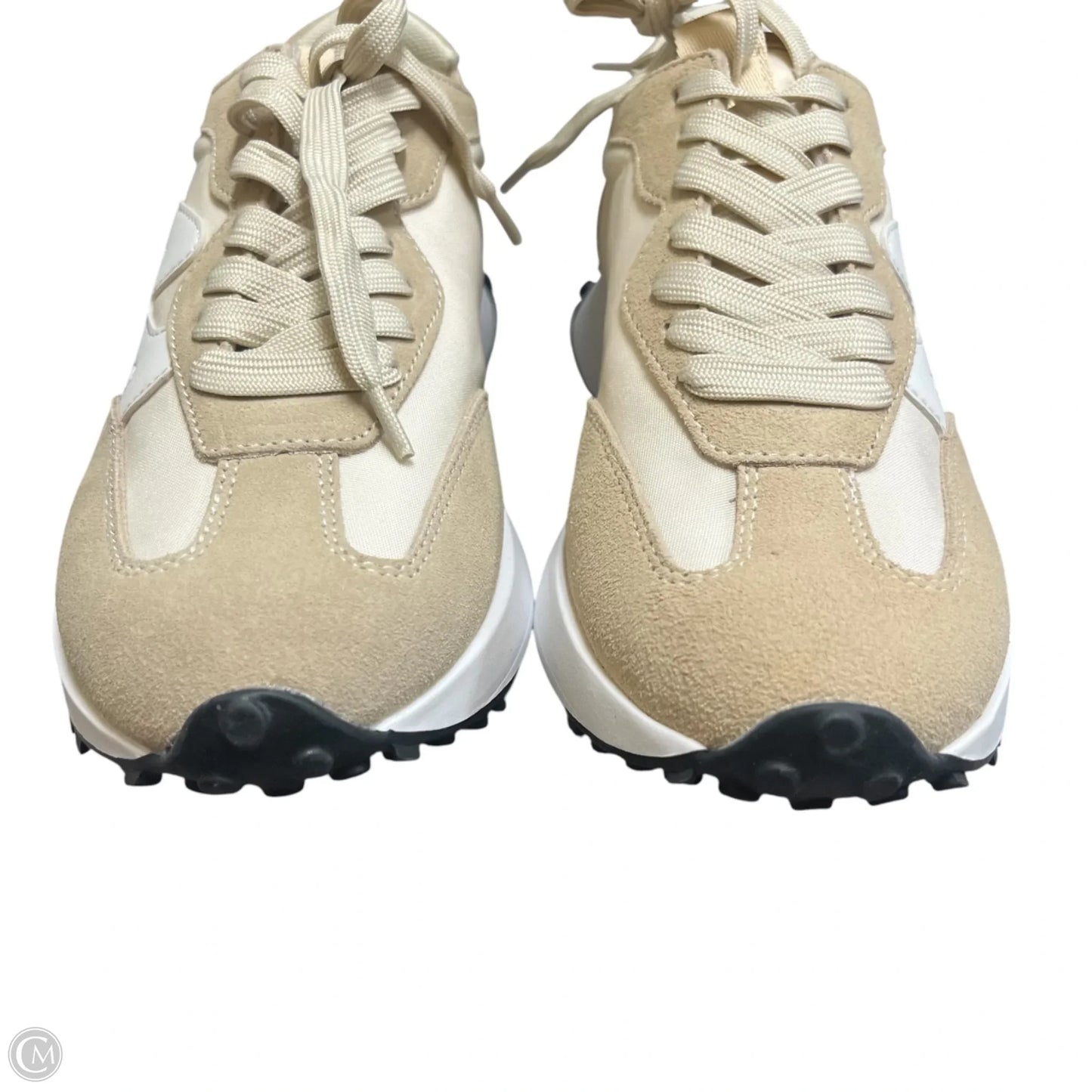 Shoes Sneakers By Steve Madden In Cream & Tan, Size: 7.5