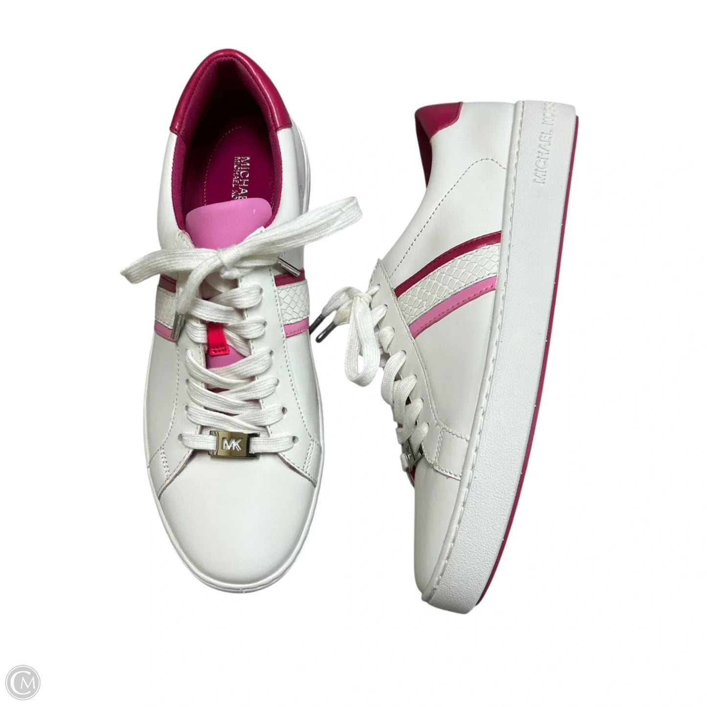 Shoes Sneakers By Michael By Michael Kors In Pink & White, Size: 9.5