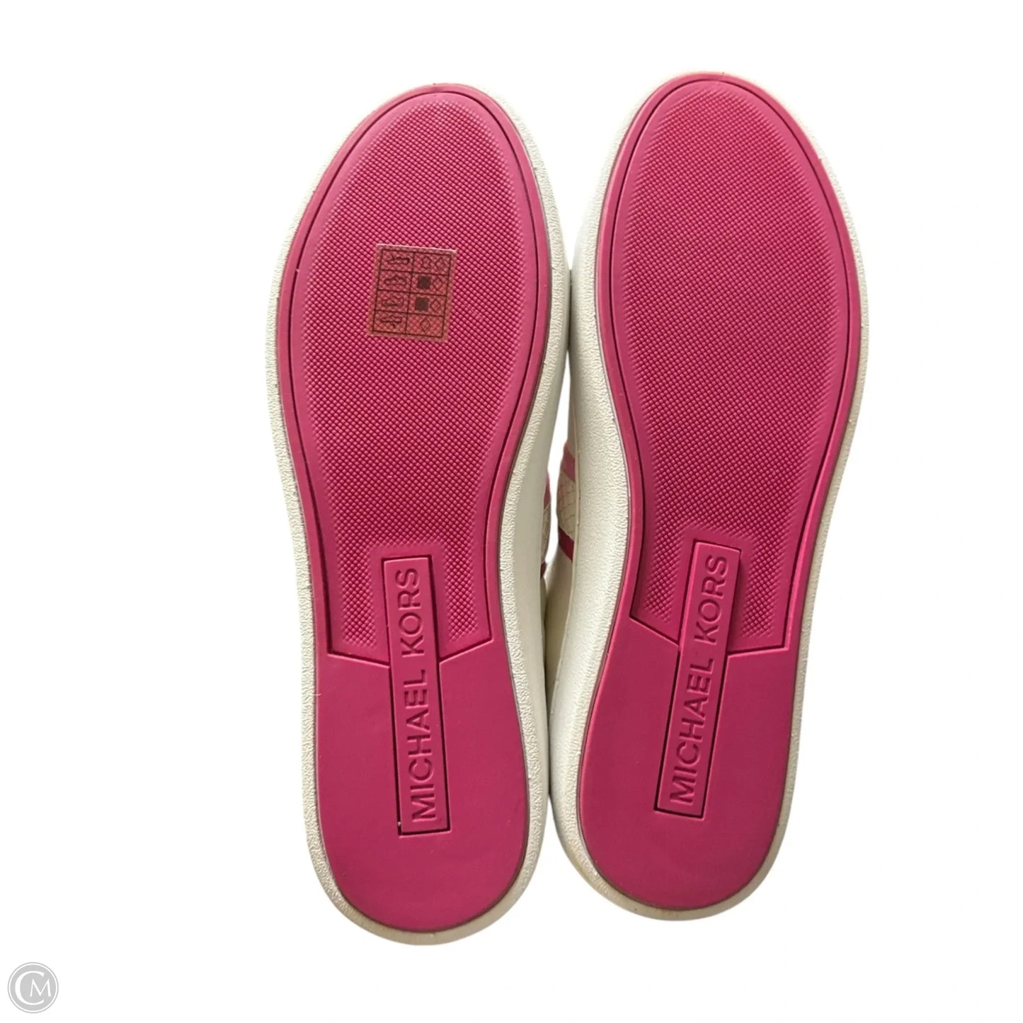 Shoes Sneakers By Michael By Michael Kors In Pink & White, Size: 9.5