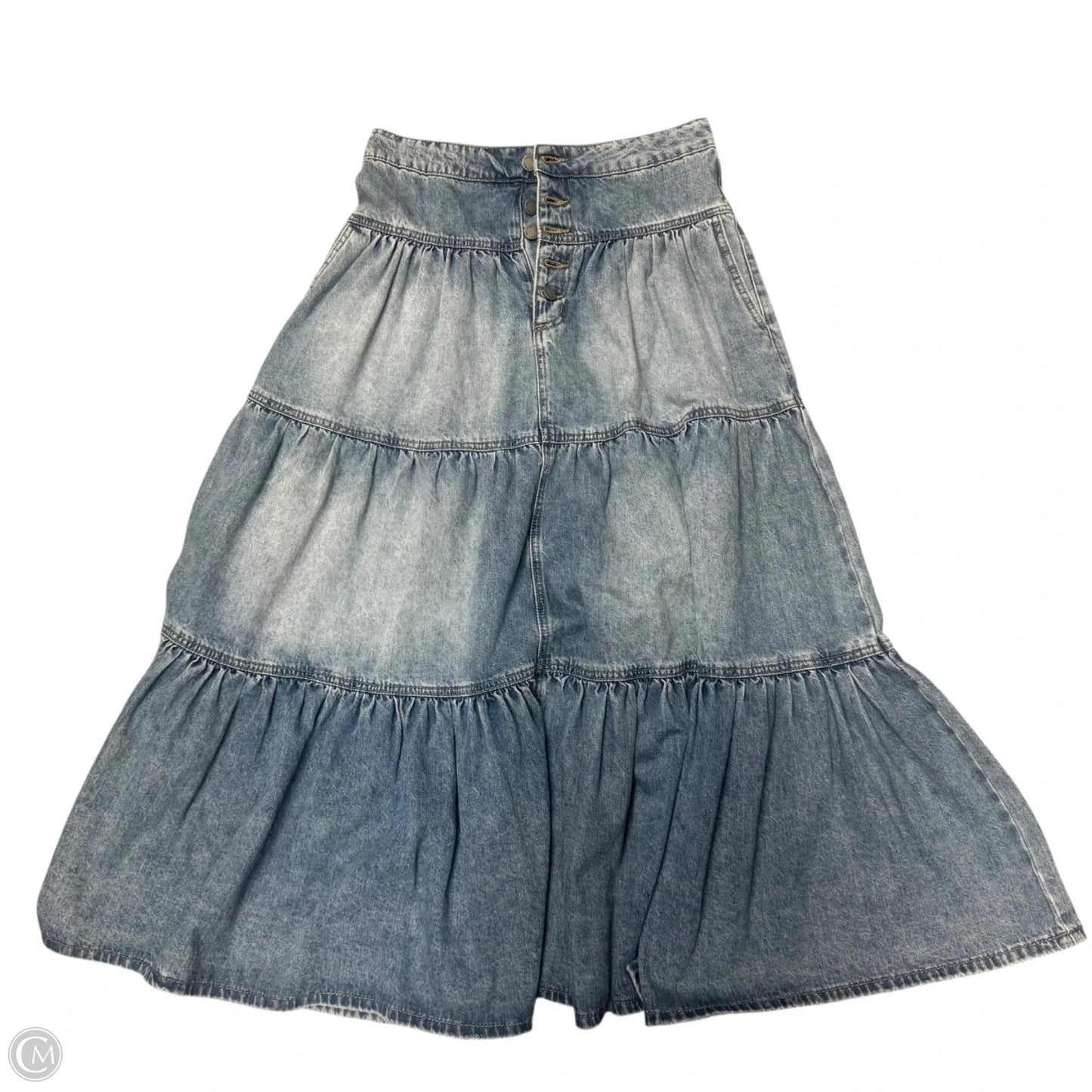 Skirt Maxi By Veveret In Blue, Size: M