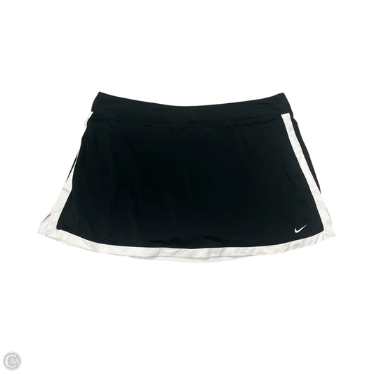 Athletic Skort By Nike In Black, Size: 1x
