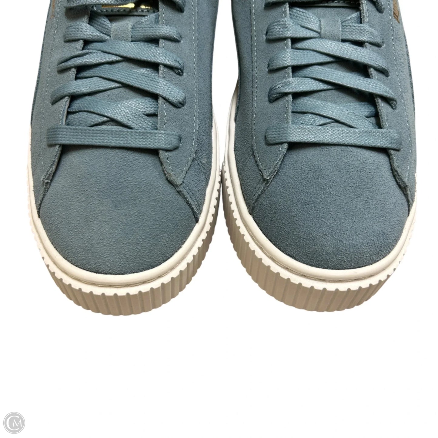 Shoes Sneakers By Puma In Blue, Size: 10