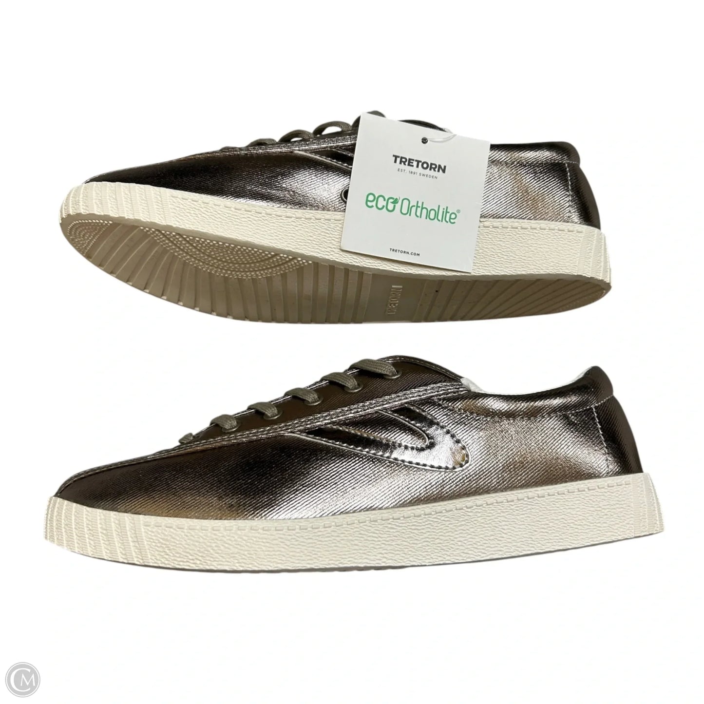 Shoes Sneakers By Tretorn In Silver, Size: 9