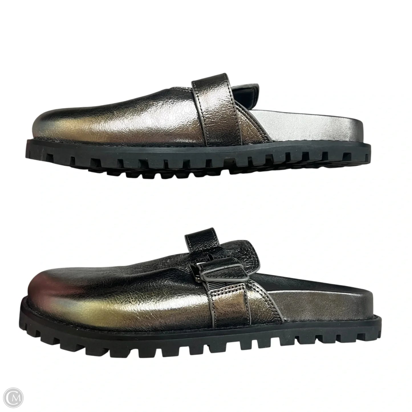 Shoes Flats By Michael By Michael Kors In Silver, Size: 8
