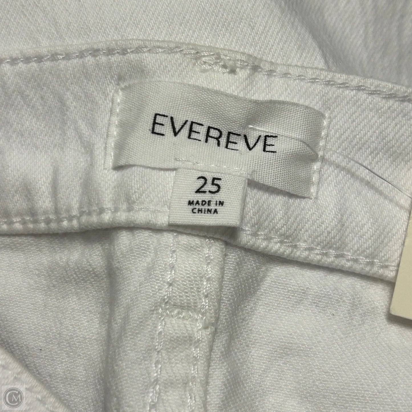 Jeans Straight By Evereve In White, Size: 2
