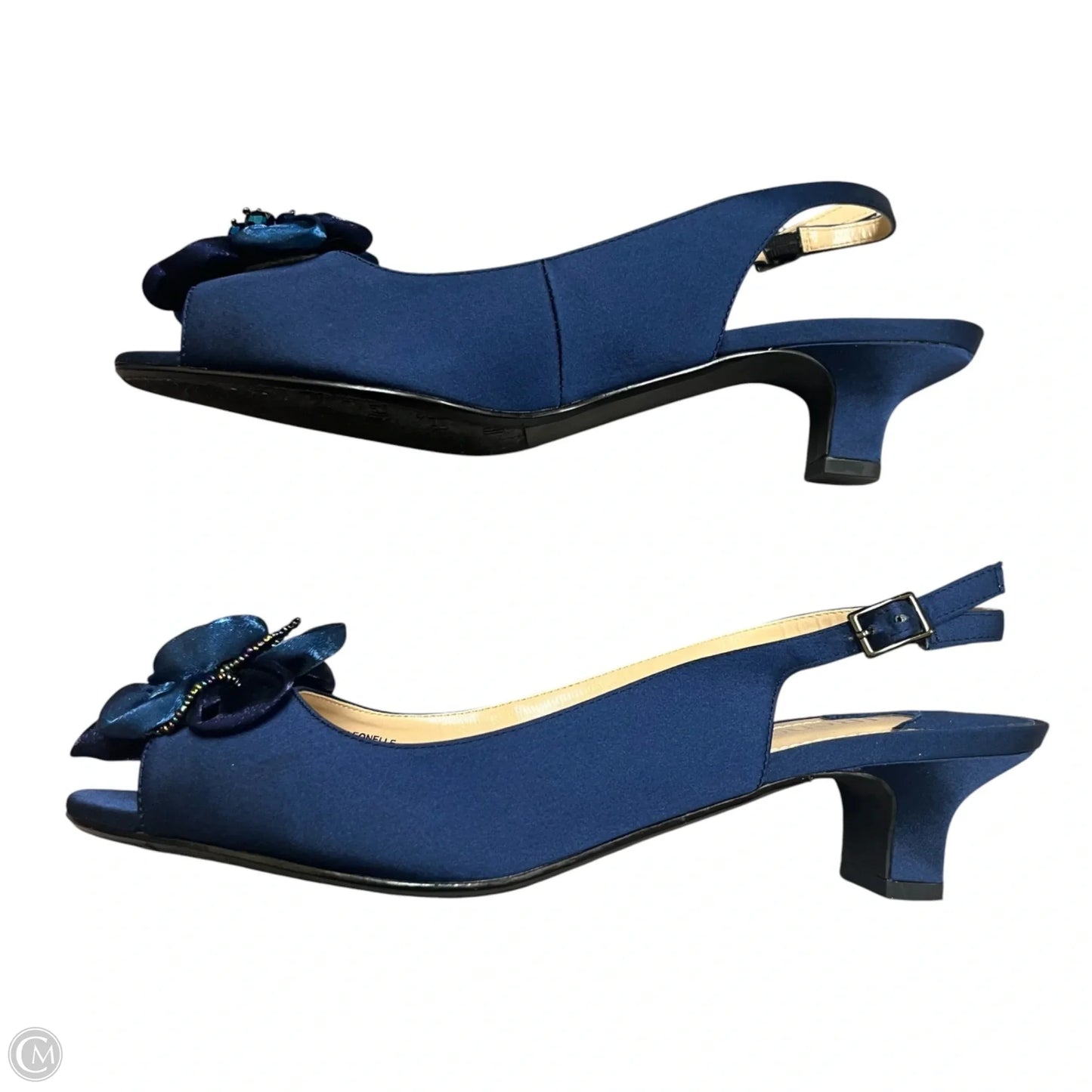 Shoes Heels Kitten By J Renee In Blue, Size: 11