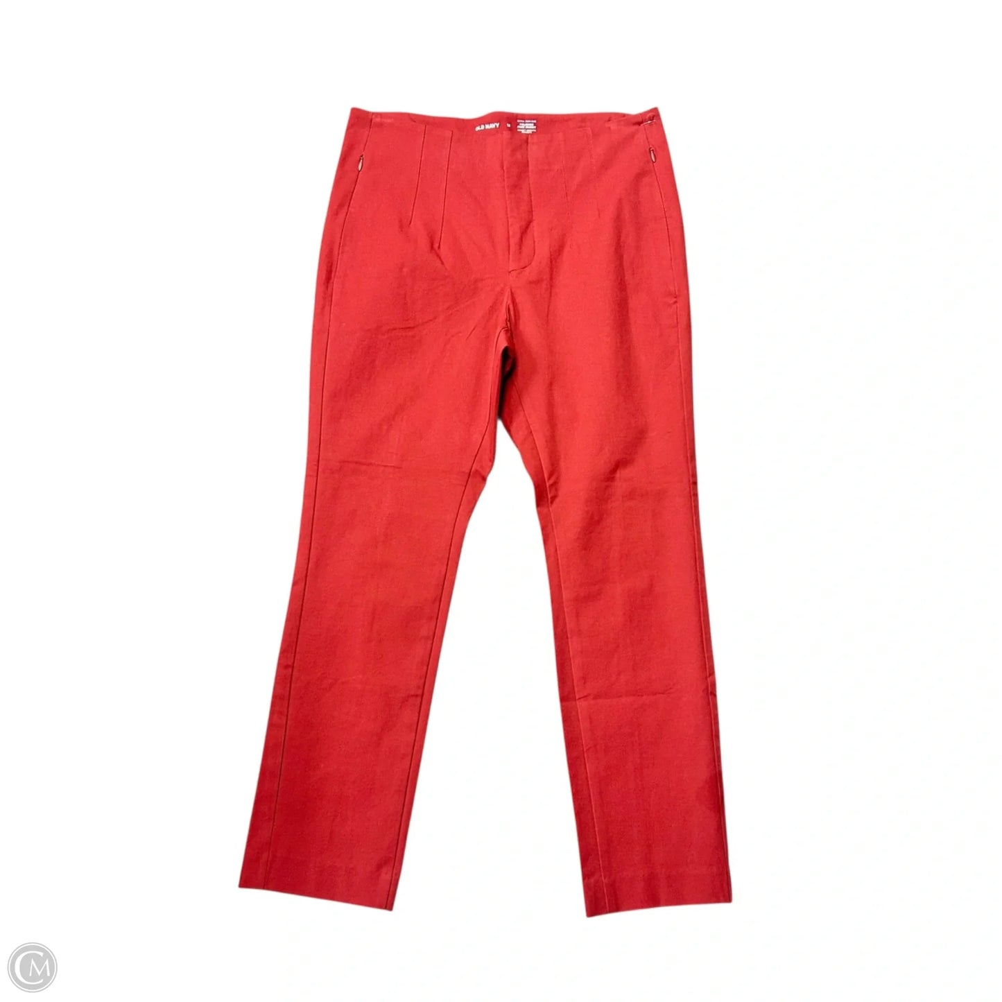 Pants Cropped By Old Navy In Red, Size: 12